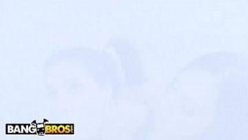 BANGBROS - Jynx labyrinth Shares Gardener's monstrous dick With Step mommy Ariella Ferrera