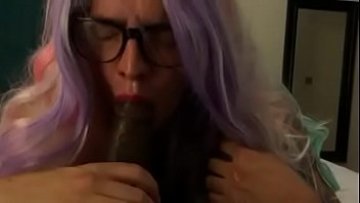 Massive black dick sissy trap bitch