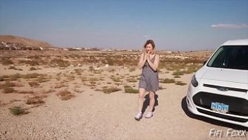 Mummy Gives Son hand job on Roadtrip and drains - Fifi Foxx